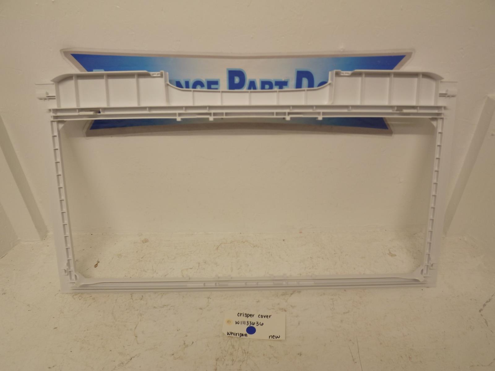 Whirlpool Refrigerator W11133636 Crisper Cover New Whirlpool Refrigerator W11133636 Crisper Cover New